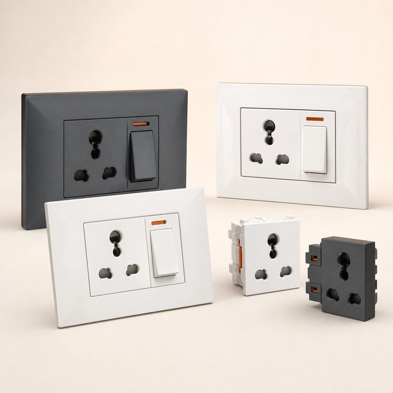 Vishal Modular socket outlets